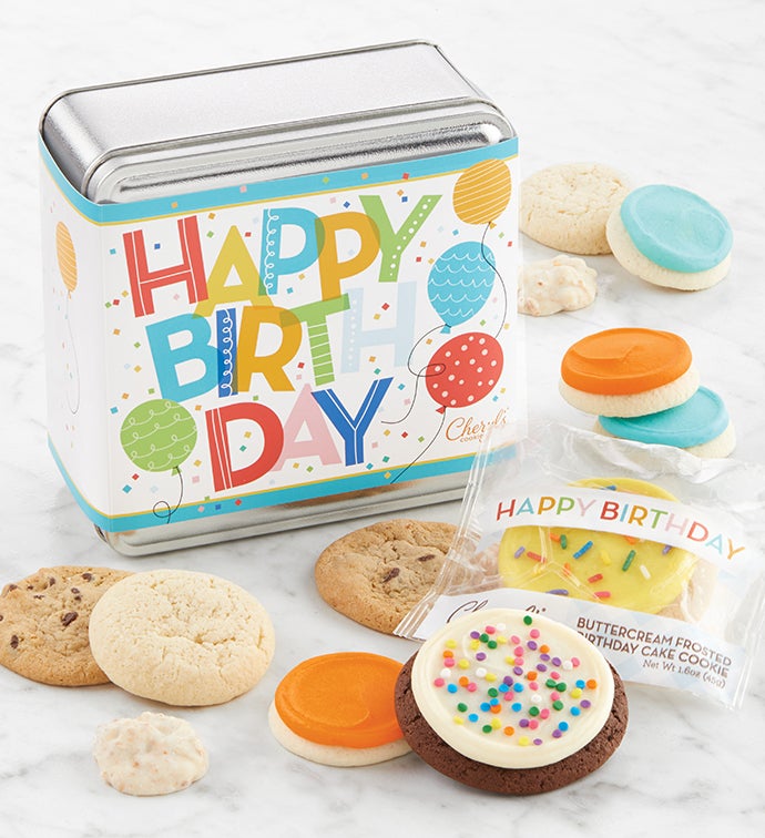 Happy Birthday Mini Treats Gift Tin